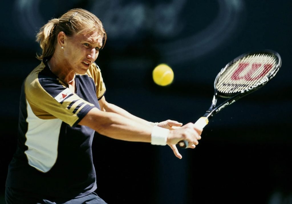 Steffi-Graf-womens-singles-fourth-round-match-Australian-Open-January-25-1999