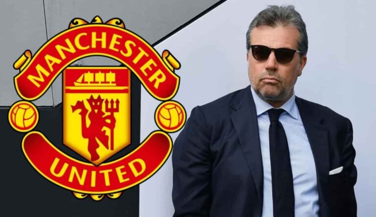 Cristiano-Giuntoli-e-il-logo-del-Manchester-United-Foto-ANSA-Jmania.it_-1230x711