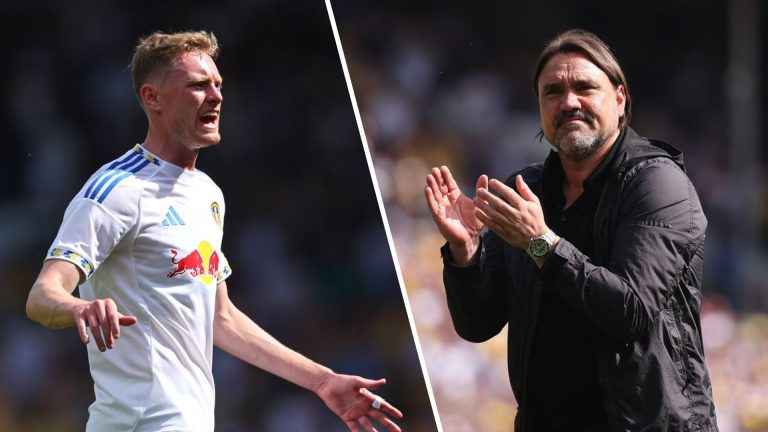 leeds-united-midfielder-sean-longstaff-and-manager-daniel-farke-1759003463220